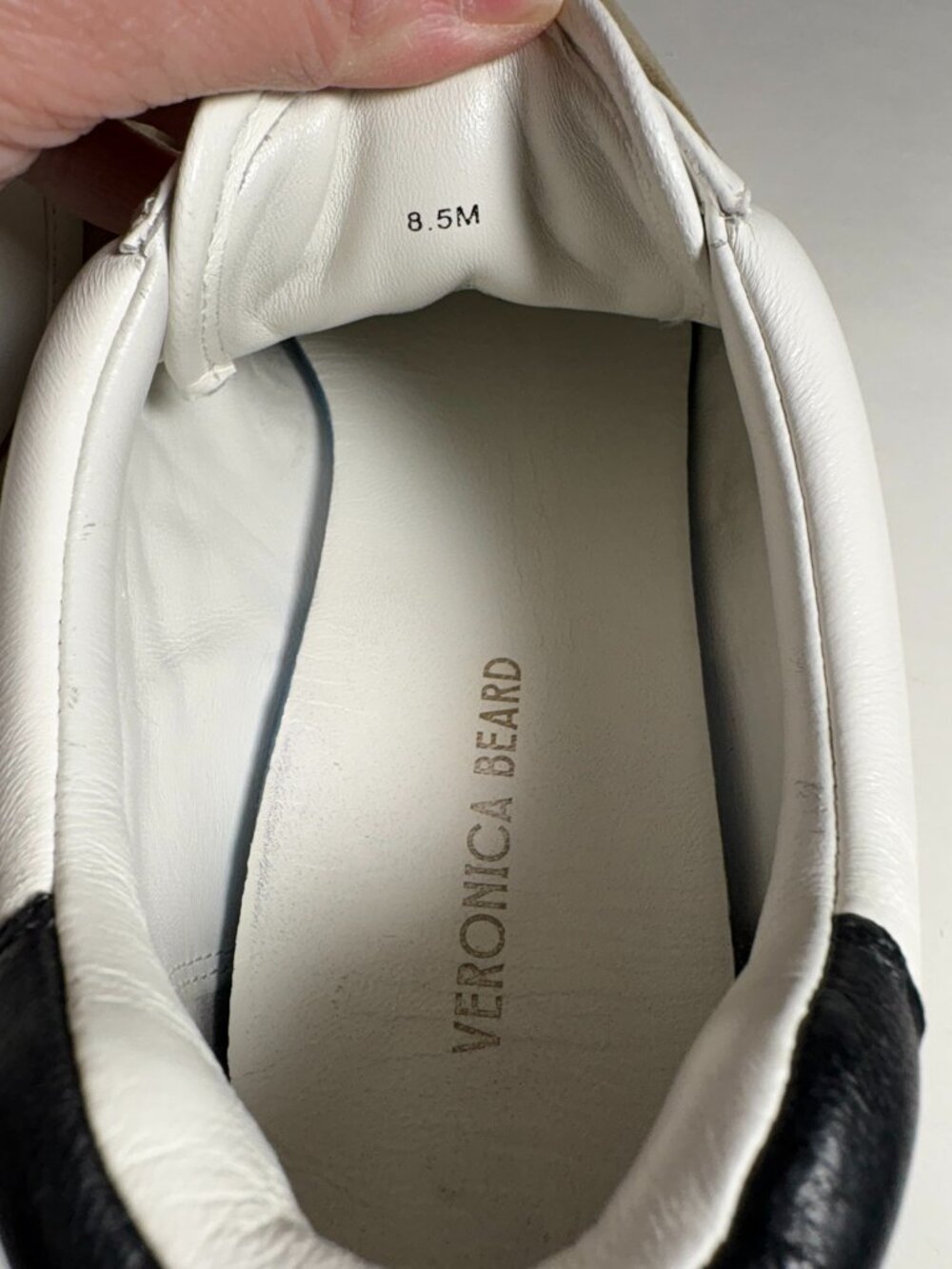 Veronica Beard Valentina Slip On Sneaker – Coconut/Black – 8.5M - Picture 9 of 16